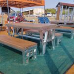 Light Steel Table