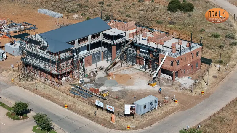 Vlagskipprojek 04: projekfoto 5 met 'n ORALS-verskafte struktuurstelsel en materiale