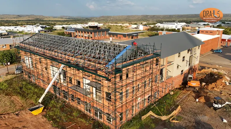 Vlagskipprojek 04: projekfoto 11 met 'n ORALS-verskafte struktuurstelsel en materiale