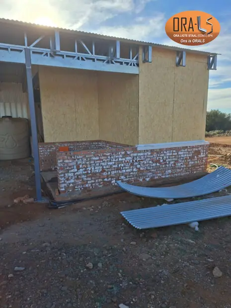 Warehouse stoor agricultural using ORALS-supplied structural systems and materials