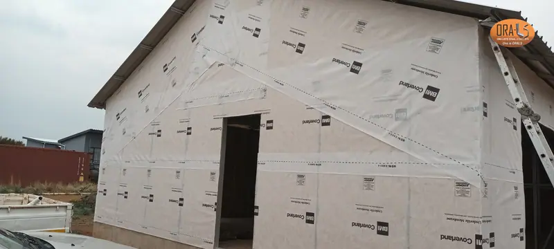 Residensiële projek 02: projekfoto 13 met 'n ORALS-verskafte struktuurstelsel en materiale