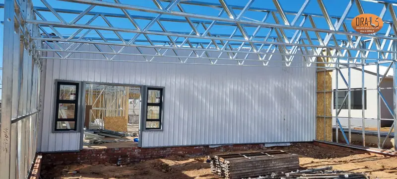 Residensiële projek 08: projekfoto 1 met 'n ORALS-verskafte struktuurstelsel en materiale