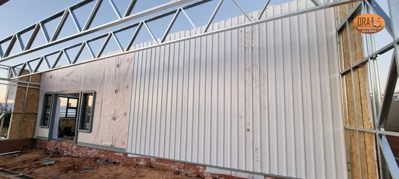 Residensiële projek 08: projekfoto 10 met 'n ORALS-verskafte struktuurstelsel en materiale