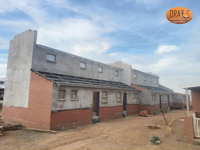 Dakstruktuur 05: projekfoto 2 met 'n ORALS-verskafte struktuurstelsel en materiale